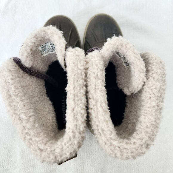 Merrell Womens Size 7. 5 Haven Polar Waterproof Mid Lace Winter Boots Olive Gray - Picture 7 of 15